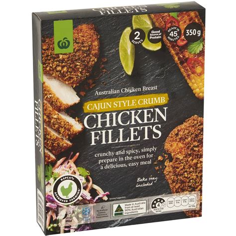 Calories in Woolworths Chicken Breast Fillets Garlic & Crumb Calorie