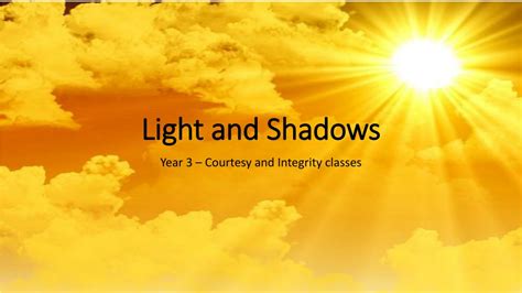 Ppt Light And Shadows Powerpoint Presentation Free Download Id9641713