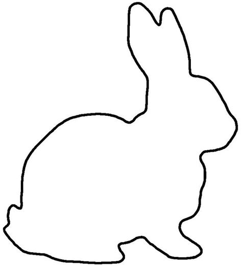 Easter Bunny Outline Many Interesting Cliparts  Clipartix Easter