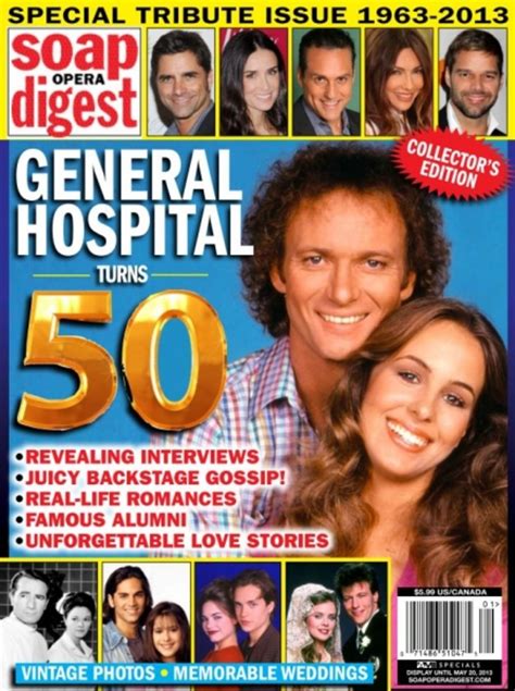 Soap Opera Digest Reveals Cover Of General Hospitals 50th Anniversary