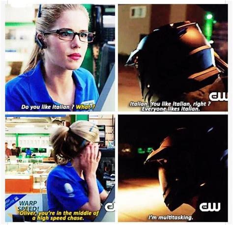 Multitasking What The Arrow Is Best At Olicity Olicity Supergirl