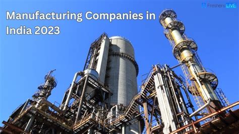 Top 10 Manufacturing Companies In India 2023 Updated High School Of