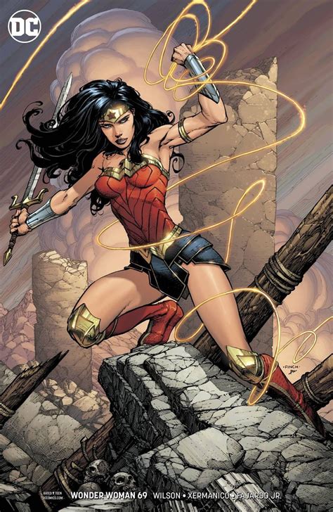 Dc Wonder Woman Comic Book 69 David Finch Variant Cover Dc Comics Toywiz