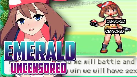 Pokemon Emerald Uncensored New Gba Hack Rom For Adult Players The Dialogue Is Changed Youtube