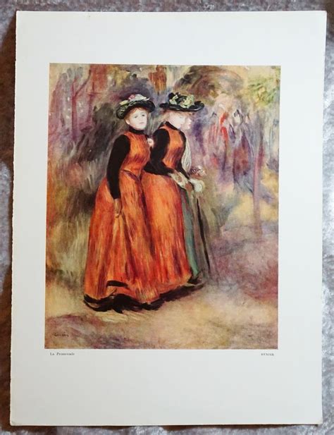 Original Renoir Lithograph Verve Vintage Art French Art Vintage Fine