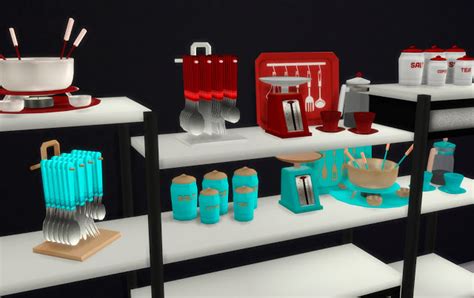 Clutter Altea Kitchen By Mary Jiménez At Pqsims4 Sims 4 Updates