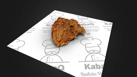 Kfc Fried Chicken D Model D Model By Qreal Lifelike D Kabaq