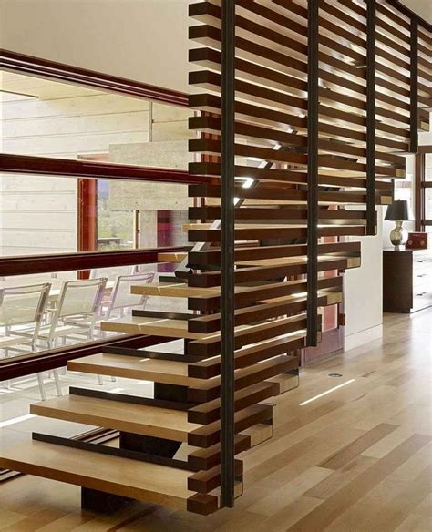 36 Easy And Simple Wood Partition Ideas As Room Divider Stairs