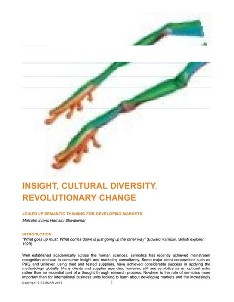 Insights Cultural Diversity And Revolutionary Change Semiotics In