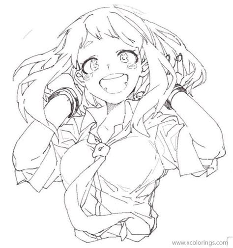 Please find out free printable my hero academia coloring sheet to print and color online or offline on coloringonly. My Hero Academia Coloring Pages Ochaco Uraraka ...