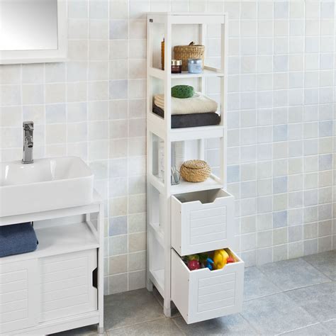 Get it now on amazon.com. SoBuy® FRG126-W, Floor Standing Tall Bathroom Storage ...