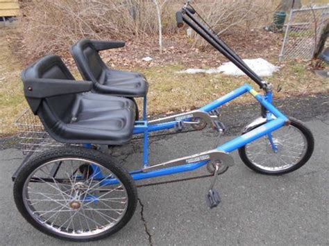 Worksman Cycle Dual 2 Seaterside By Side Tricycle Wdrumcoaster