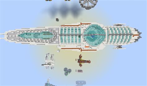Spaceships Map Constantly Updated Minecraft Map