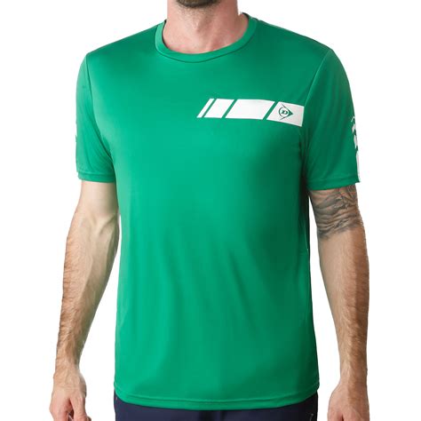 Online Tennis Point Buy Dunlop Crew T Shirt Men Green White
