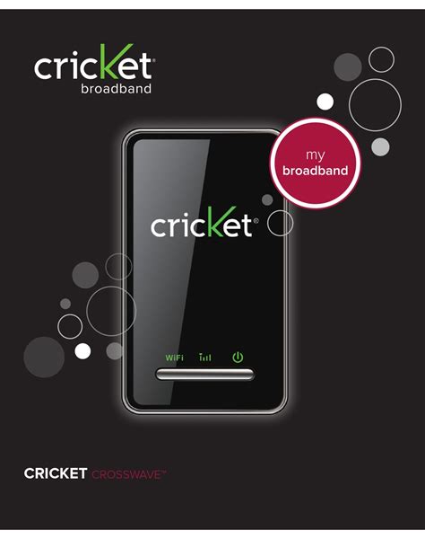 Cricket Crosswave Ec5805 Quick Start Manual Pdf Download Manualslib