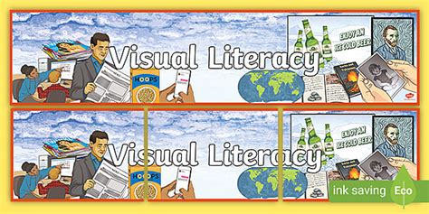 Visual Literacy Display Banner Teacher Made Twinkl