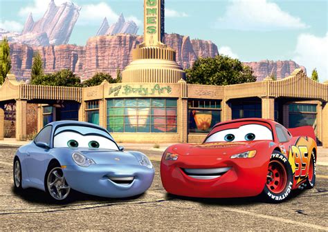 Cars Photomural Lightning Mcqueen And Sally Aa Design Interior