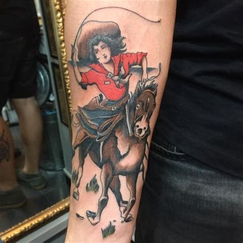 Cowgirl My Client Asked For A Fantastic Tattoo Starting With Ben