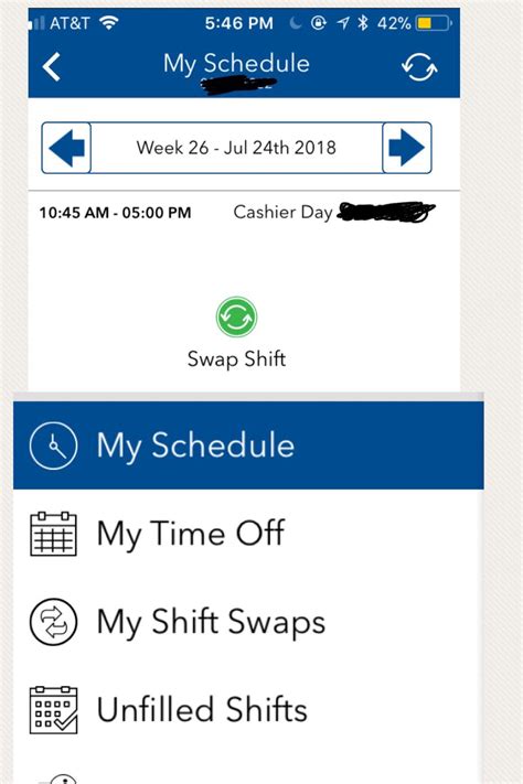 Anyone noticed we can now swap shifts in the My Walmart Schedule app