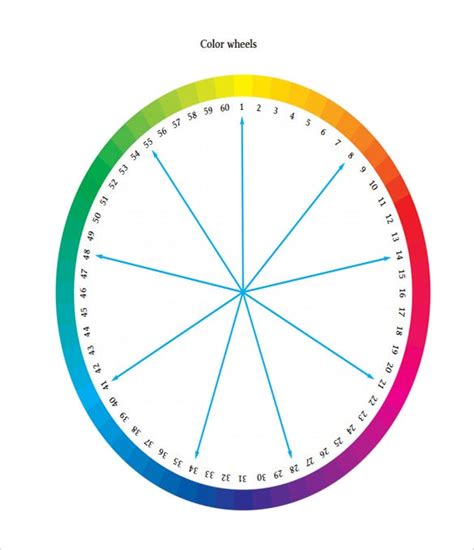 5 Color Chart Templates Pdf Free And Premium Templates