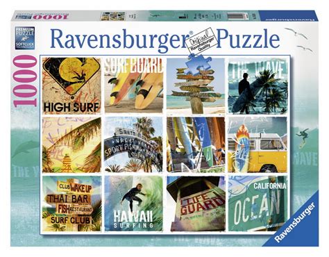 Use our collage templates to make photo collage puzzles on our online puzzle maker for unusual wedding, graduation and birthday gifts. SURFERS COLLAGE 1000 PIECE JIGSAW PUZZLE