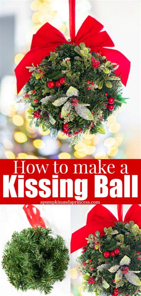 Christmas Kissing Ball - A Pumpkin And A Princess
