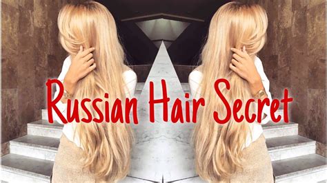 How To Grow Long Hair Faster Russian Hair Secret 1 Youtube