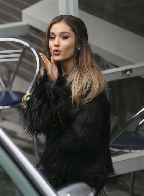 Ariana Grande Leaves A Studio In London Hawtcelebs