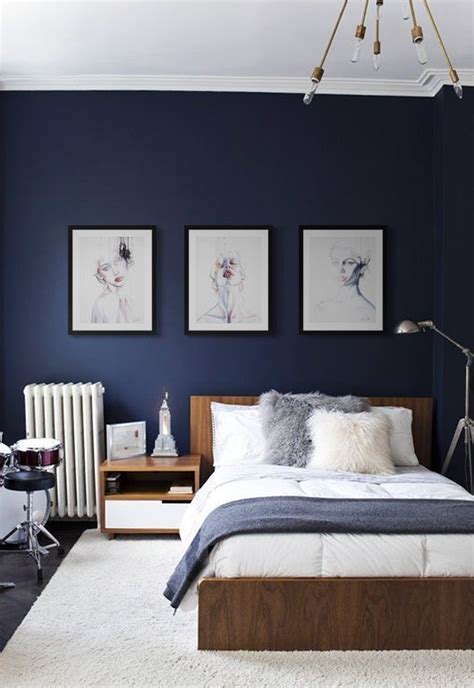 33 Epic Navy Blue Bedroom Ideas To Inspire You Bedroom Interior Blue Bedroom Design Home