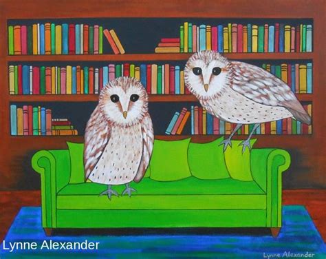 Owls In The Library Owl Seattle Artist Artwork