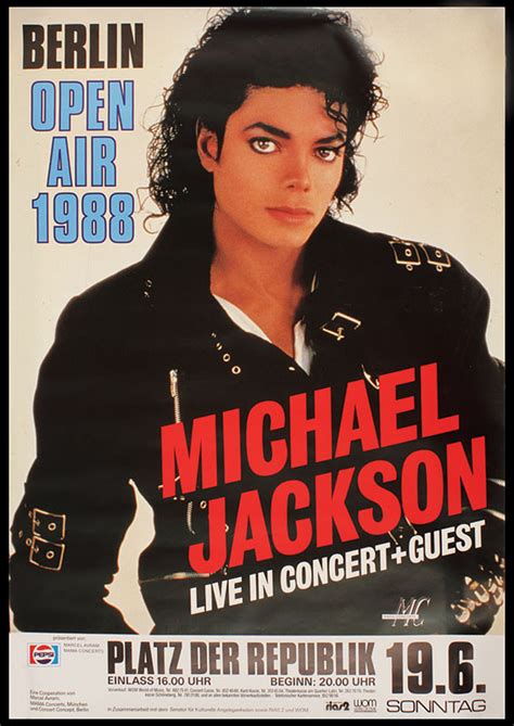 Lot Detail Michael Jackson Original Concert Poster