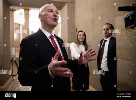 Sen Pete Ricketts R Neb Speaks With Reporters At The Us Capitol