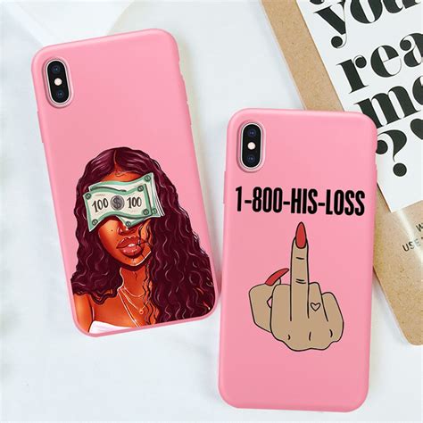 Iphone 11 cases for girls. ciciber Melanin Poppin Black Girl Phone case for iPhone 11 ...