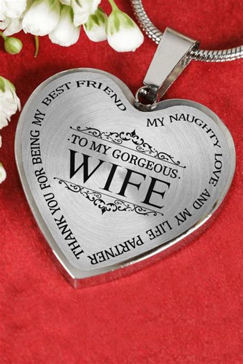Therefore, it is a compulsion for the husbands to hit the right frame of mind before selecting a special gift for your wife. Beautiful To My Wife Necklace From Husband - Best Gift for ...