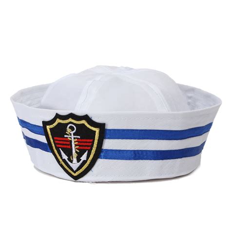 Unisex Adult Yacht Boat Captain Sailor Hat Skipper Navy Marine Cap
