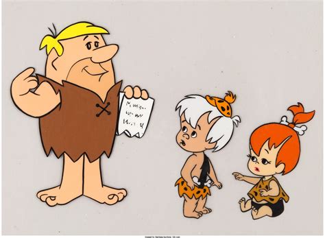 Two Flintstones Comics Barney Betty Rubble Flintstone