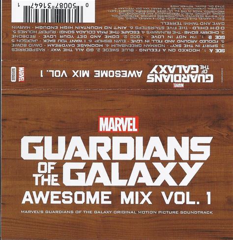 Guardians Of The Galaxy Awesome Mix Vol 1 2014 Cassette Discogs
