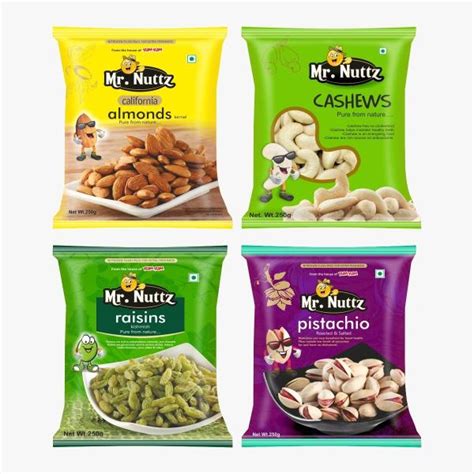Mrnuttz Dry Fruits Combo Pack 1kg Almonds 250g Cashew 250g Pistachios 250g Raisins 250g