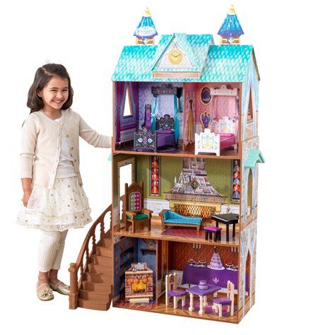Disney Frozen Arendelle Palace Dollhouse By Kidkraft With 12