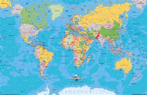 Most Detailed Largest World Maps Travel Around The World Vacation