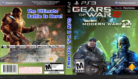 Gears Of War 2 Playstation 3 Box Art Cover By Lildawg262