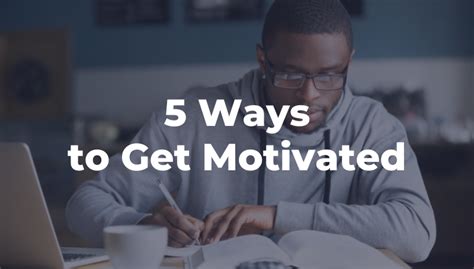 5 Ways To Get Motivated To Study