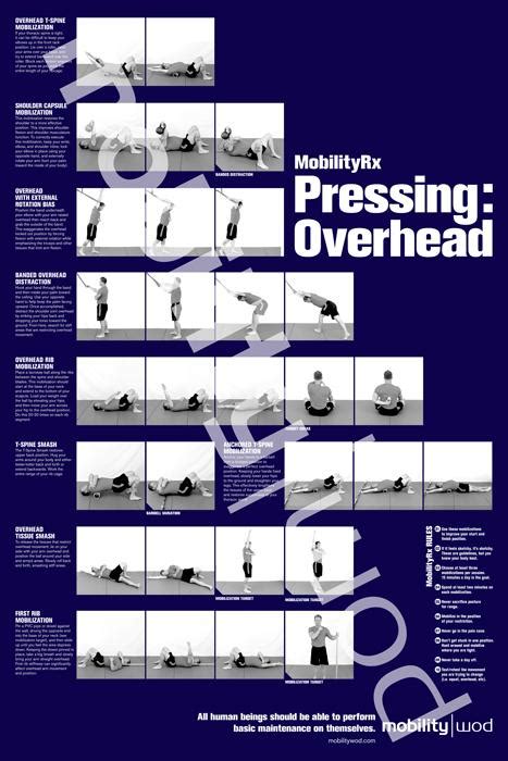 Mobilitywod Positioning Posters Crossfit Training Rogue Fitness