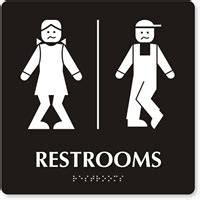 Would you believe that i still, to this day, have not added any signs to the wall. Unisex Bathroom Sign Printable - ClipArt Best