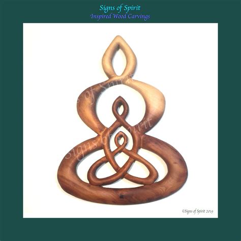 Celtic Grandmother Knot|Grandma’s Love Knot|Grandma, Mother Child wood