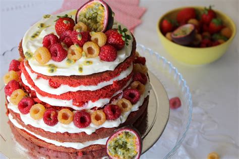 Red Velvet Naked Cake Annie S Kitchen