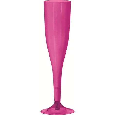 Champagne Flute 5 5oz 162ml Bright Pink Celebrating Party Hire And Party Supply Store Sydney