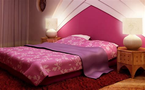 Bedroom Bed Architecture Interior Design Wallpapers Hd Desktop