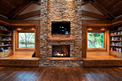 Log Cabin Fireplace Ideas Furniture Log Cabin Decorating Ideas With A