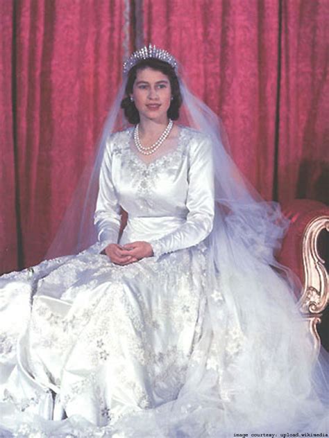 (and before princess elizabeth became queen, the two were bridesmaids together in the wedding of captain lord brabourne and patricia mountbatten.) her majesty wears the rare patterned coat and dress to the wedding of james ogilvy—son of the queen's cousin princess alexandra of kent, the. Know Celebrity Wedding Dresses The Most Famous Of All The Time